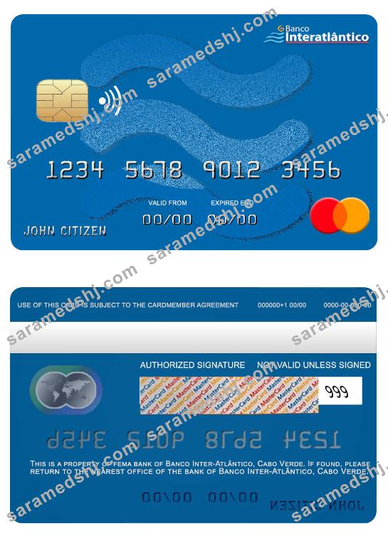 Cabo Verde Banco Inter-Atlântico  bank mastercard